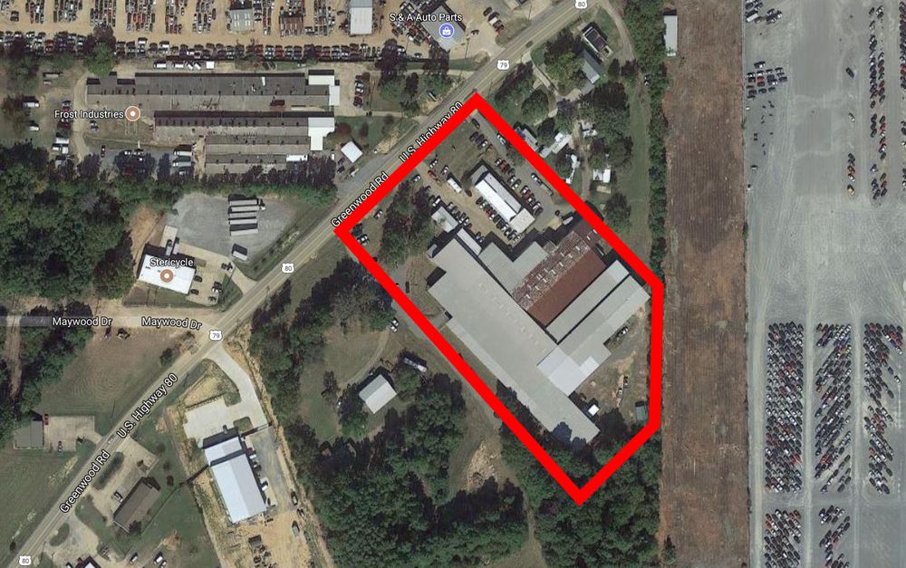 REDUCED! Industrial Fabrication Facility - Power, Cranes & Equipment: 5315 Greenwood Rd, Shreveport, LA 71109